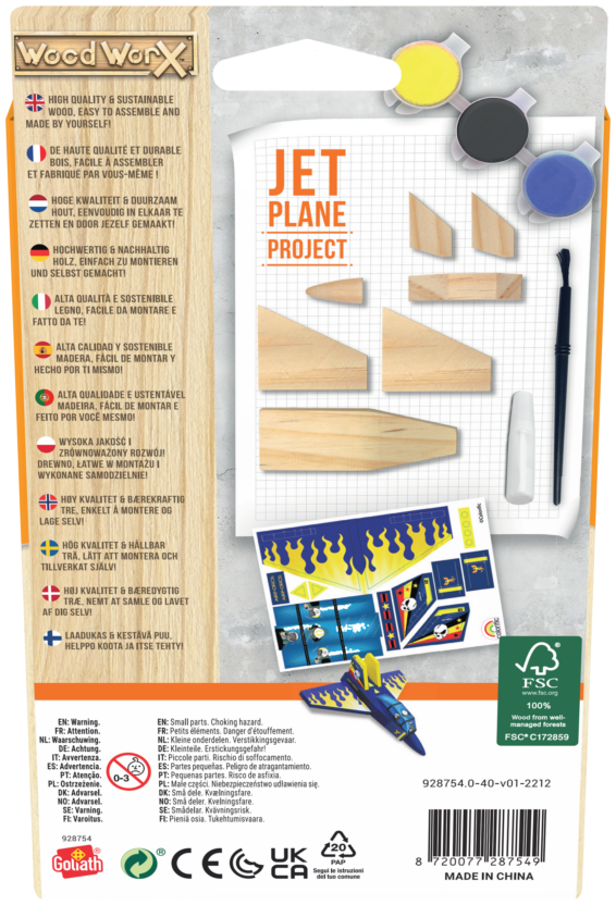 cvpoijf1llwzkjfo0ijr Wood WorX Impulse Jet Plane