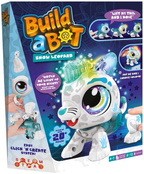 Build a Bot Lights Snow Leopard