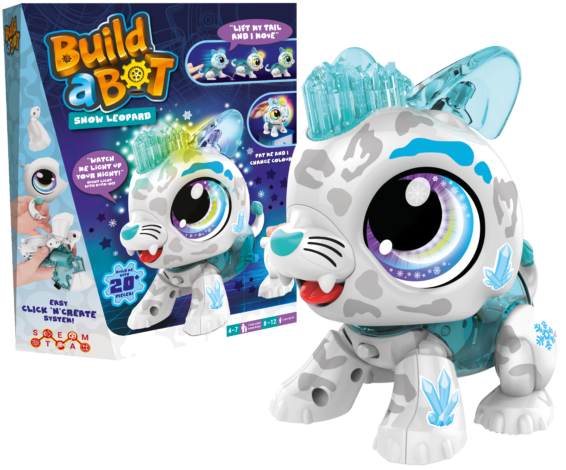 Build a Bot Lights Snow Leopard
