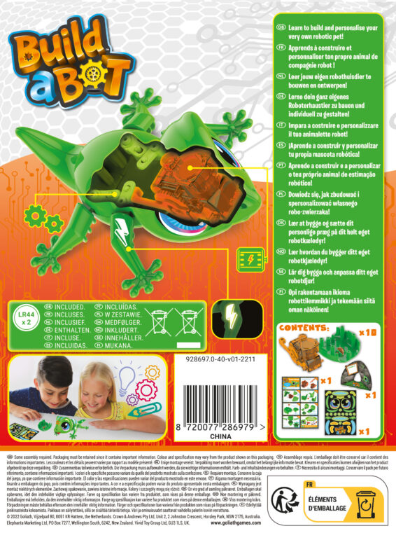 Build a Bot Mini Glow Gecko
