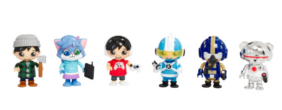oziqkbaltawmunqloe69 Ryan's World 6 Pack Collectible Mystery Figure Set Series 2