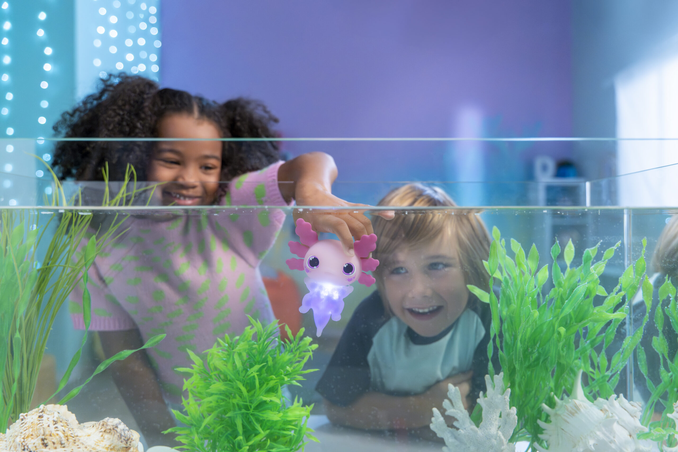 zwu1kr3uoskoilz68rio Animagic Let's Glo Axolotl Assortment